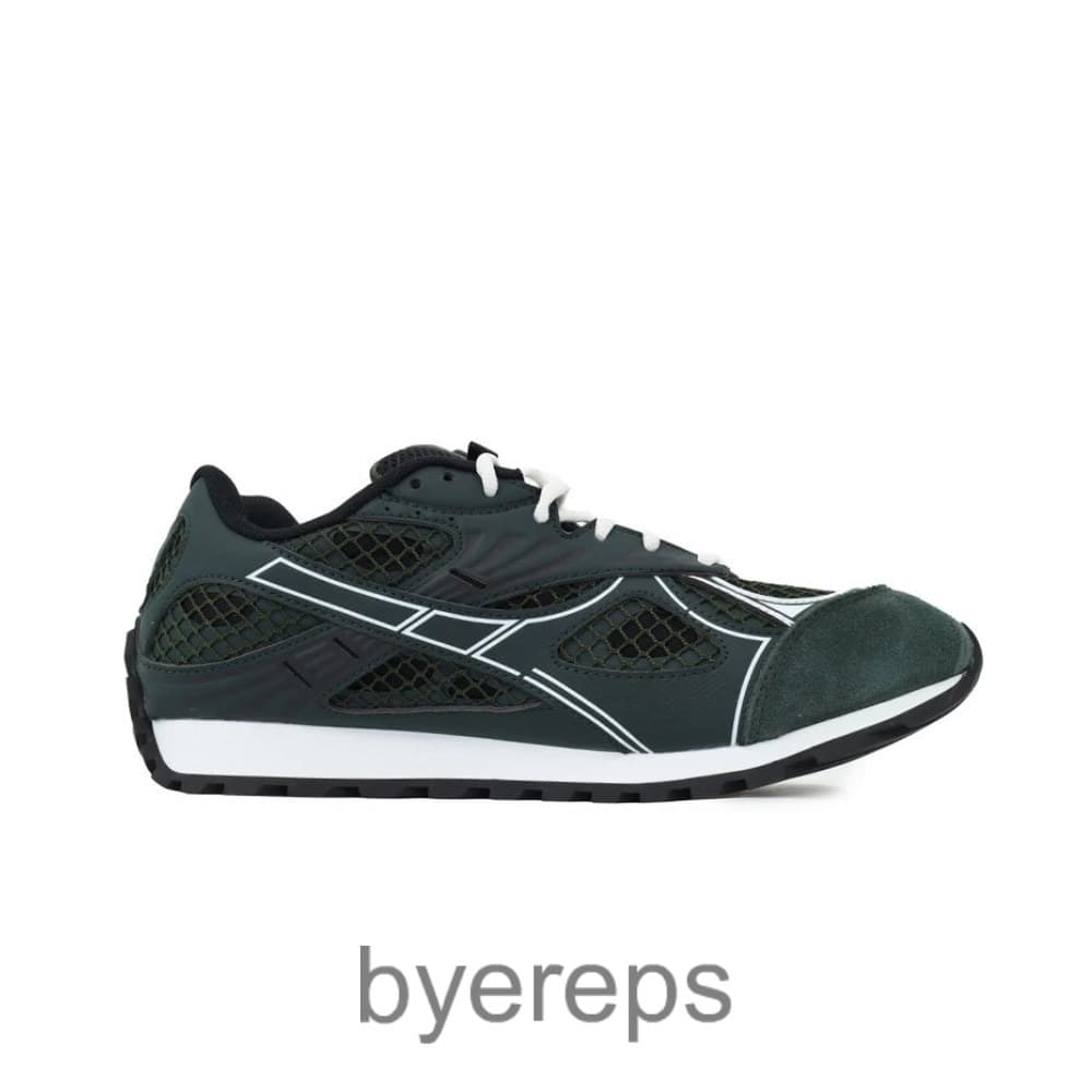 Bottega Veneta Orbit Sneakers Dark Green