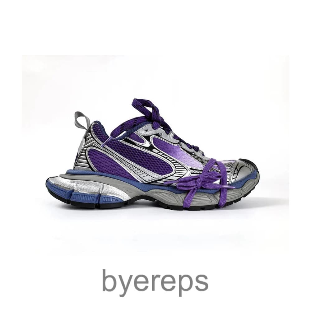 Balenciaga Women‘S 3xl Gradient Sneaker In Purple-Grey-Navy