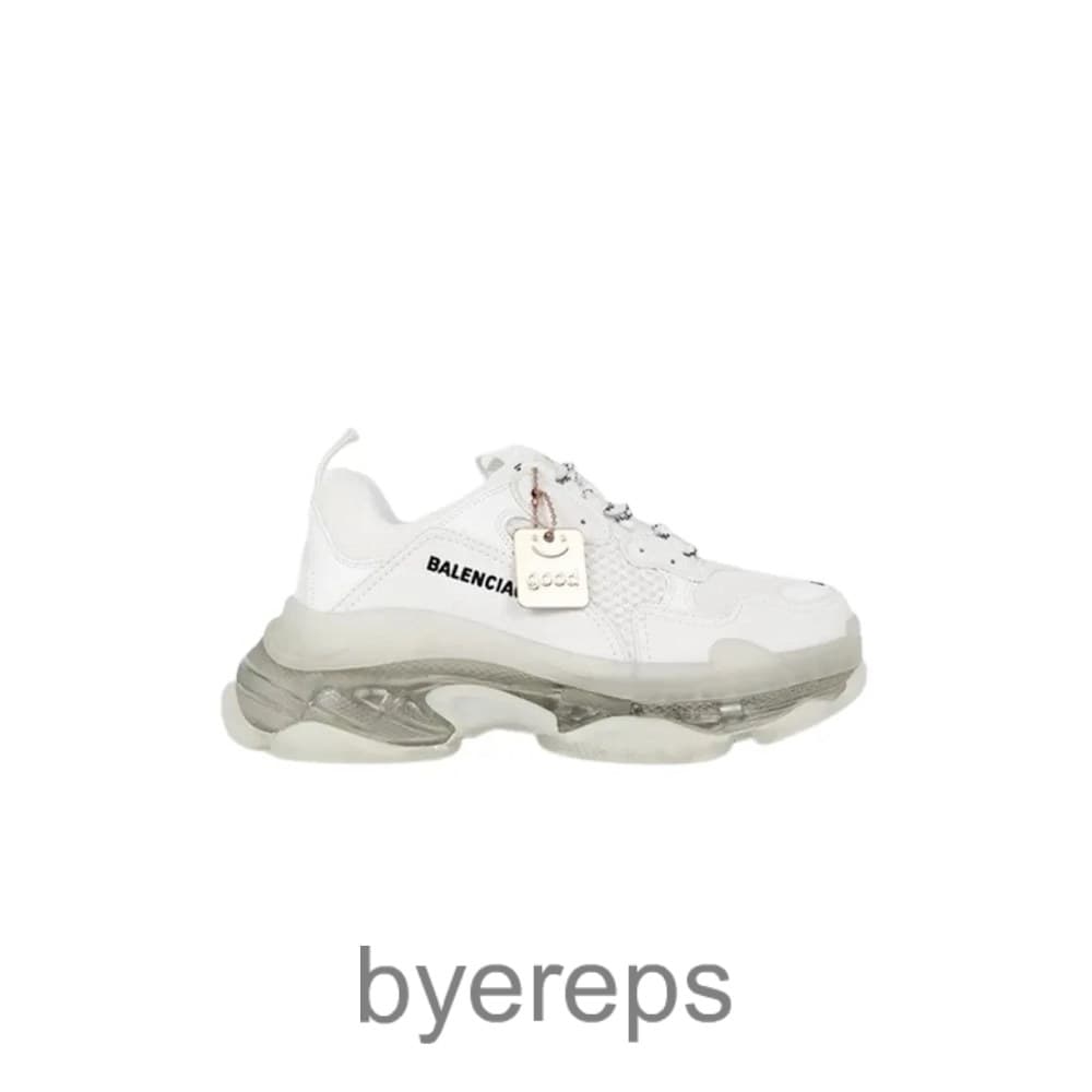 Balenciaga Triple S Trainer Clear Sole White