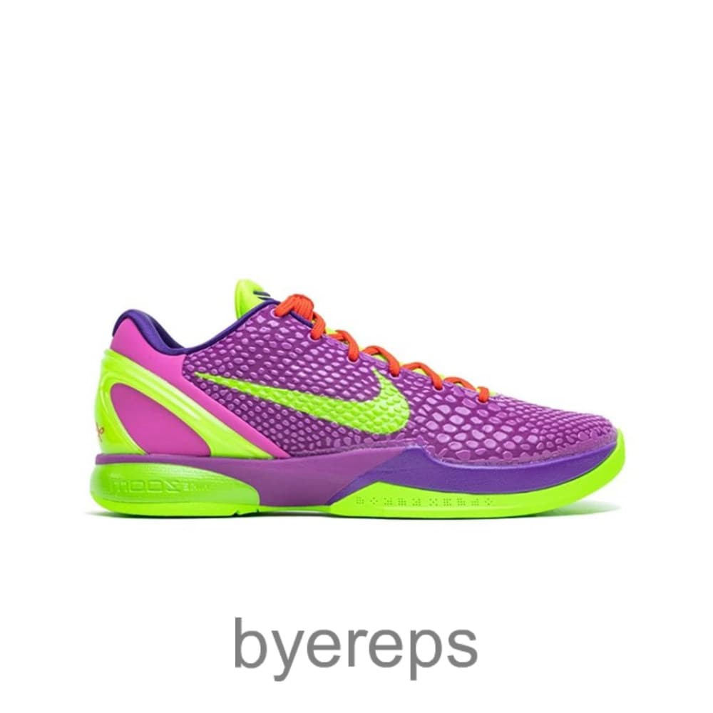 Zoom Kobe 6 Pe Cheetah Purple Green