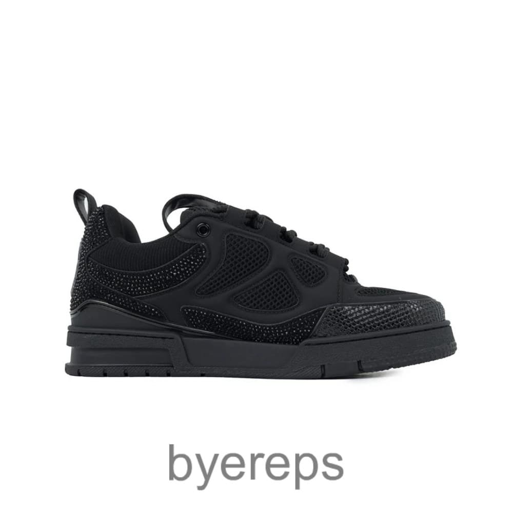 L0uisvuit0n Skate Sneakers All Black