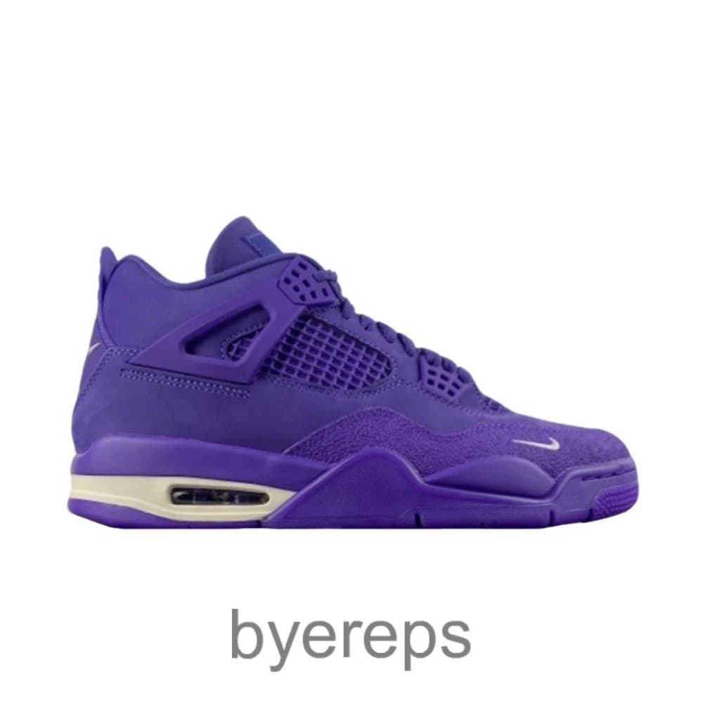 Nigel Sylvester X Jordan 4 OG Brick By Brick Firewood Purple