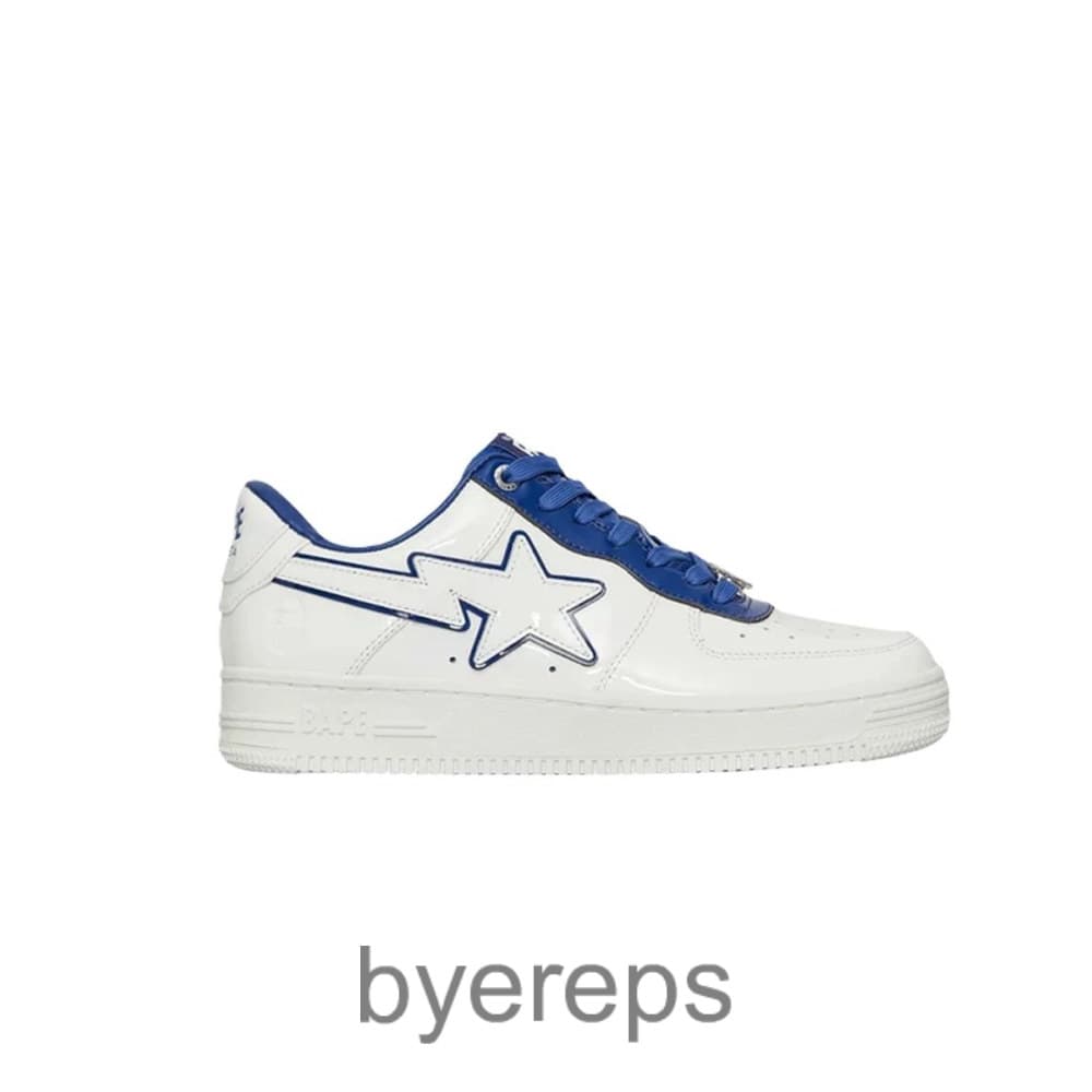 Bapesta #8 M1 White Navy