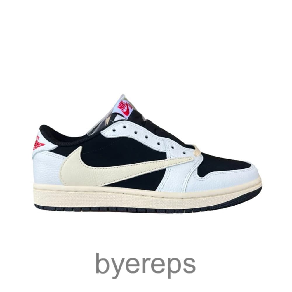 Travis Scott X Air Jordan 1 Low OG White Black