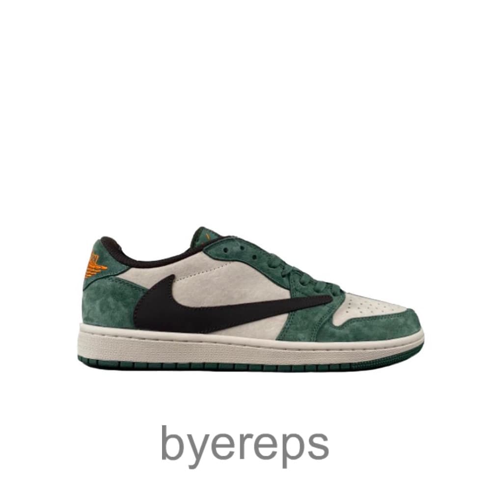 Travis Scott X Air Jordan 1 Low White Green