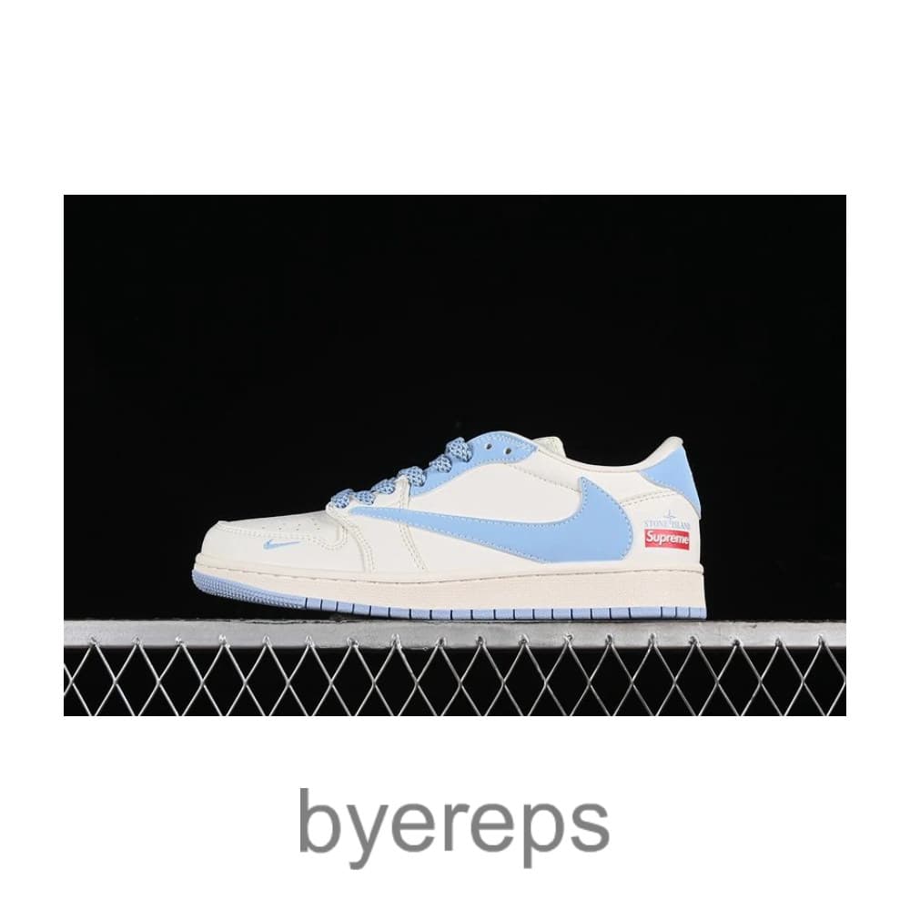 Travis Scott X Fragment Design X Air Jordan 1 Low OG Sp Off White/Blue