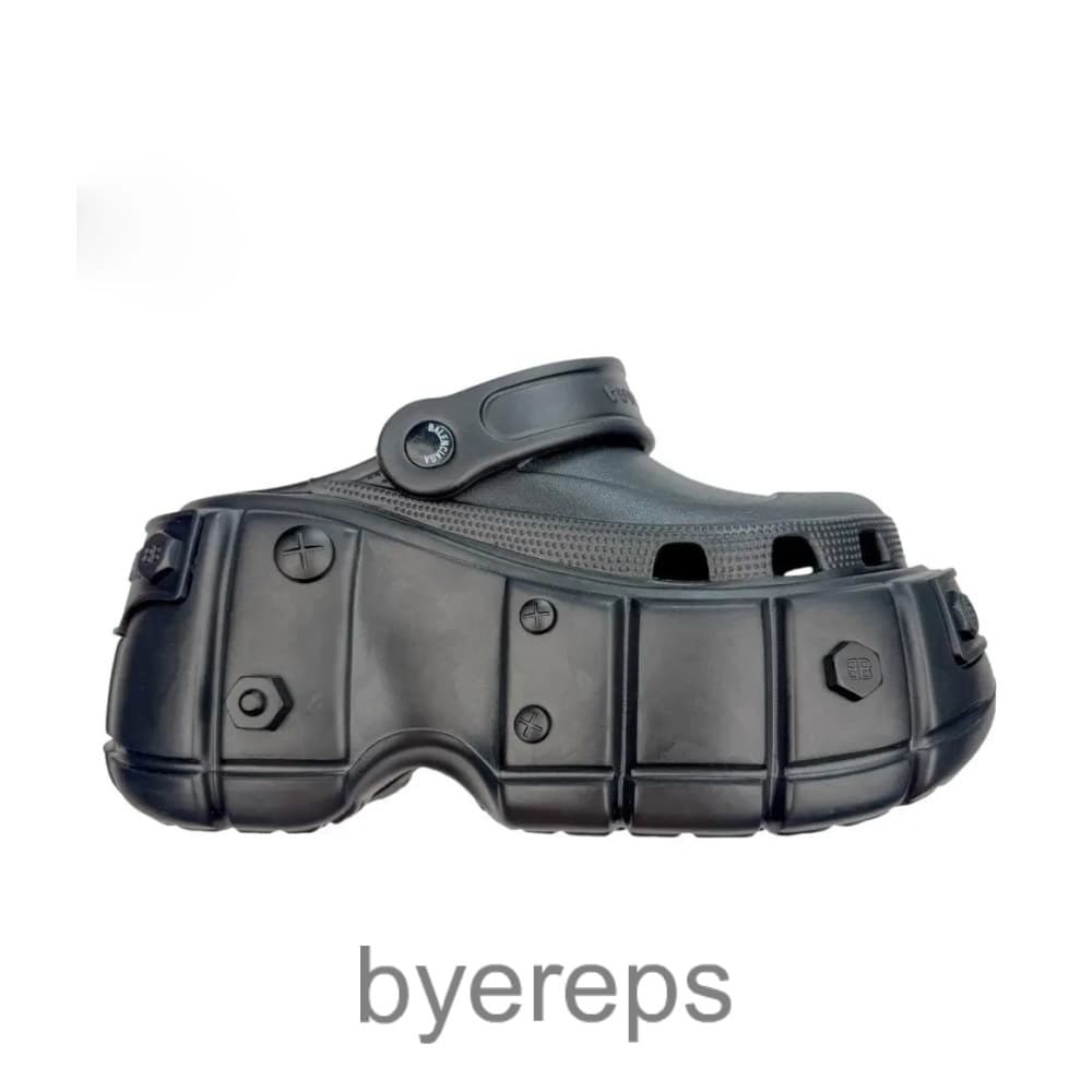 Balenciaga Hardcrocs Mule Black