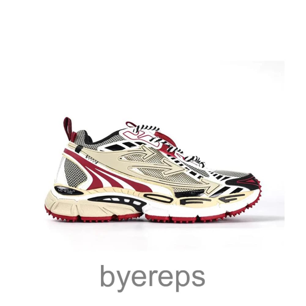 Off White Be Right Back Beige Red