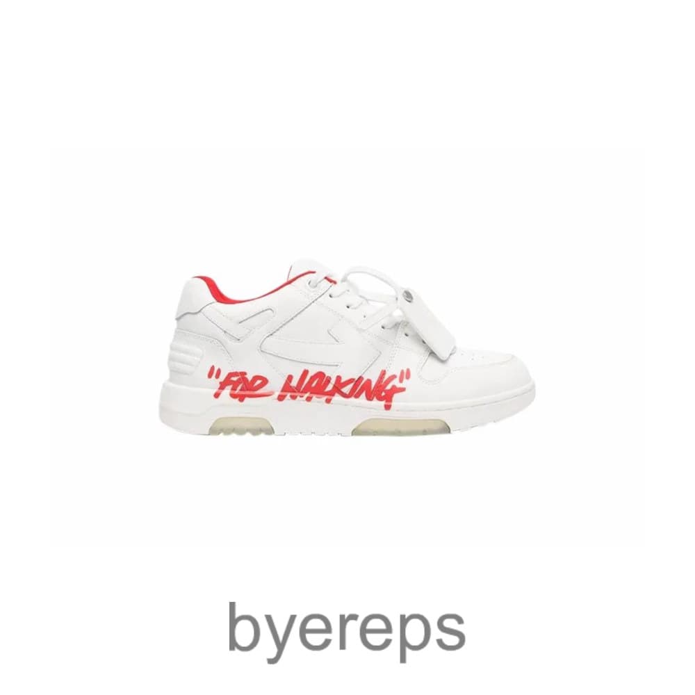 Off-White Out Of Office For Walking White Red