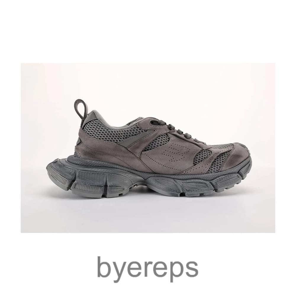 Balenciaga 3xl Sneakers Gray Suede